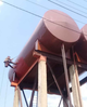 Покраска водонапорных башен, демонтаж высотных труб, монтаж методом промышленного альпинизма